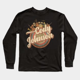 Music Tour Vintage Retro Style // Cody Johnson Long Sleeve T-Shirt